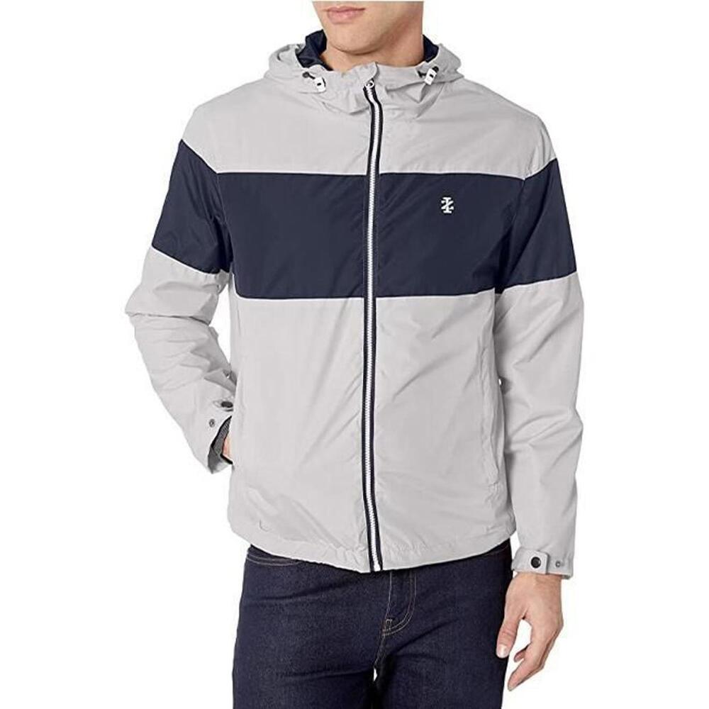 IZOD Men's Hooded Color Block Jacket